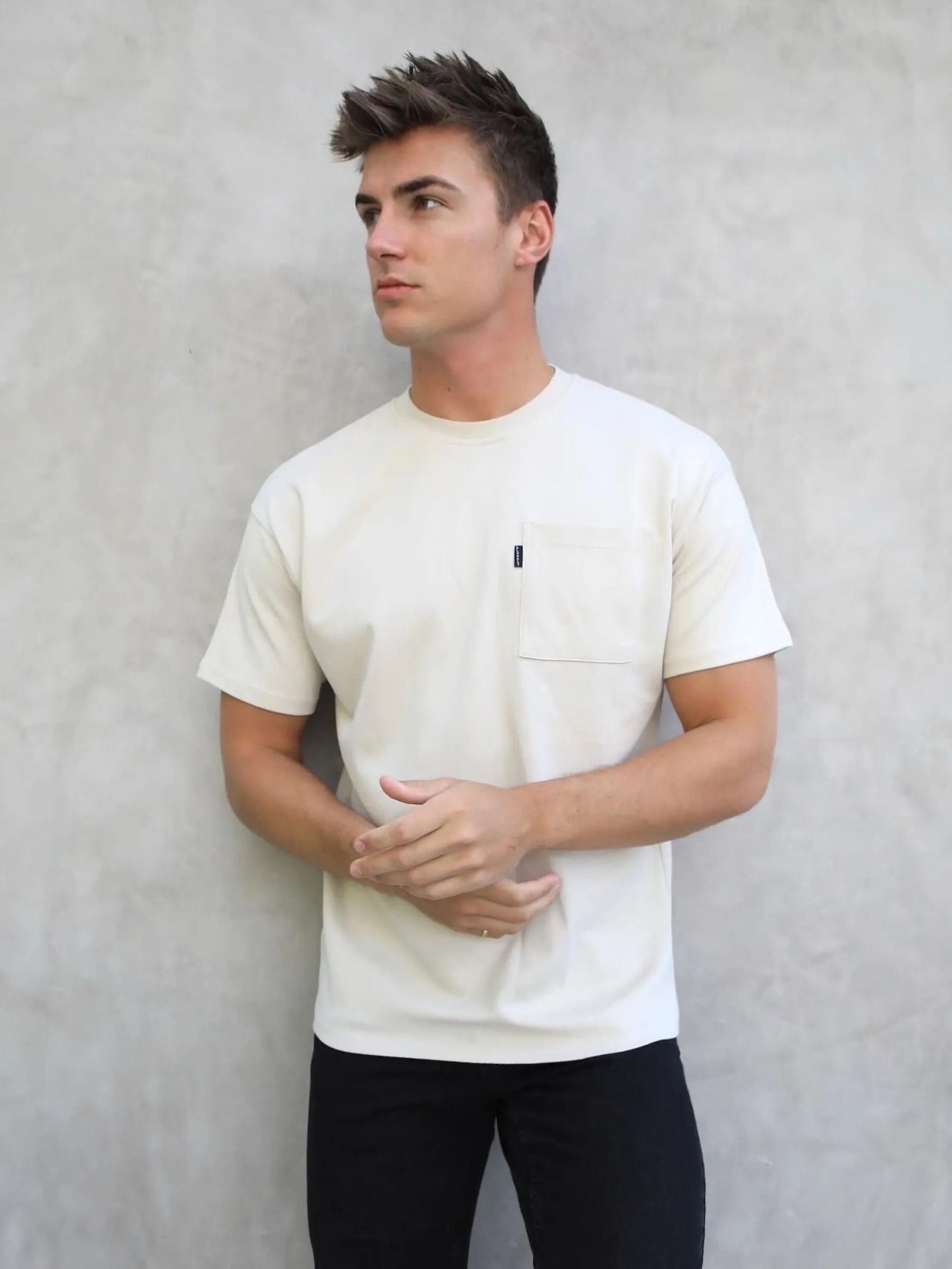 Relaxed Pocket T-Shirt - Bone sold by Blakely product image thumbnail 2