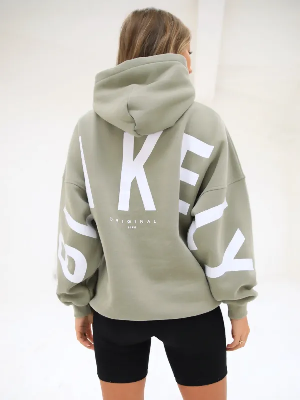 Isabel Oversized Hoodie - Olive sold by Blakely
