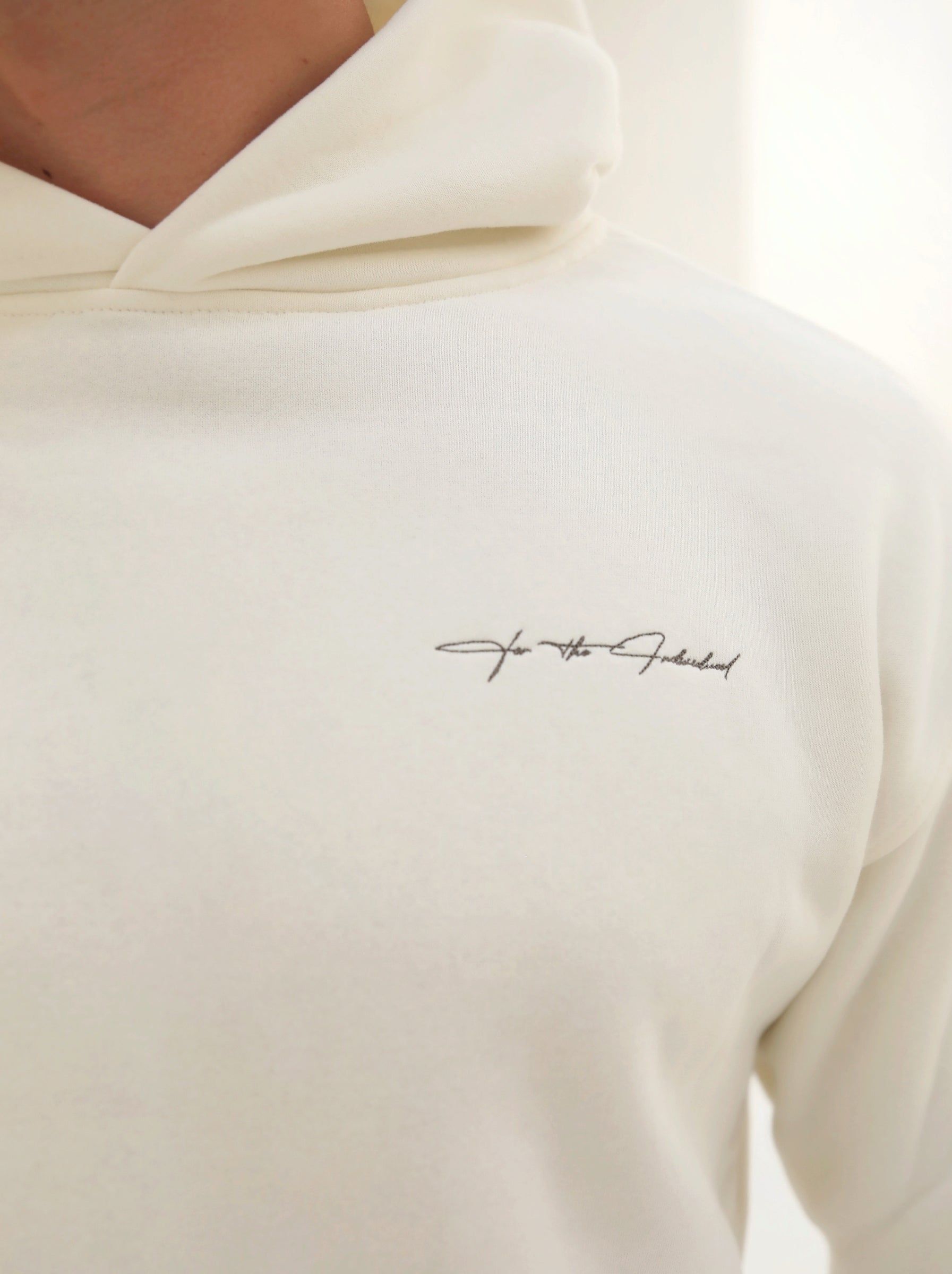 Signature Relaxed Hoodie - Off White sold by Blakely product image thumbnail 4