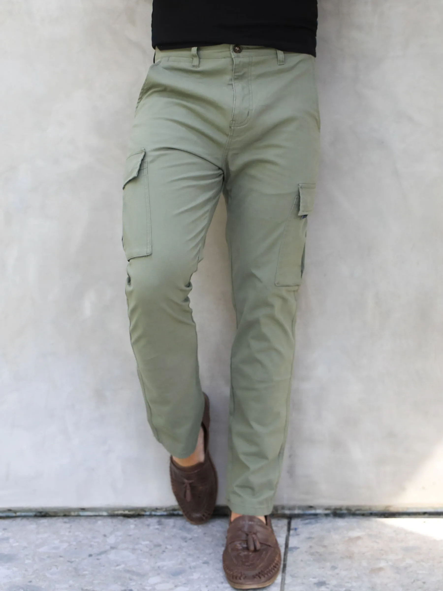 Cargo Trousers - Green sold by Blakely product image thumbnail 4