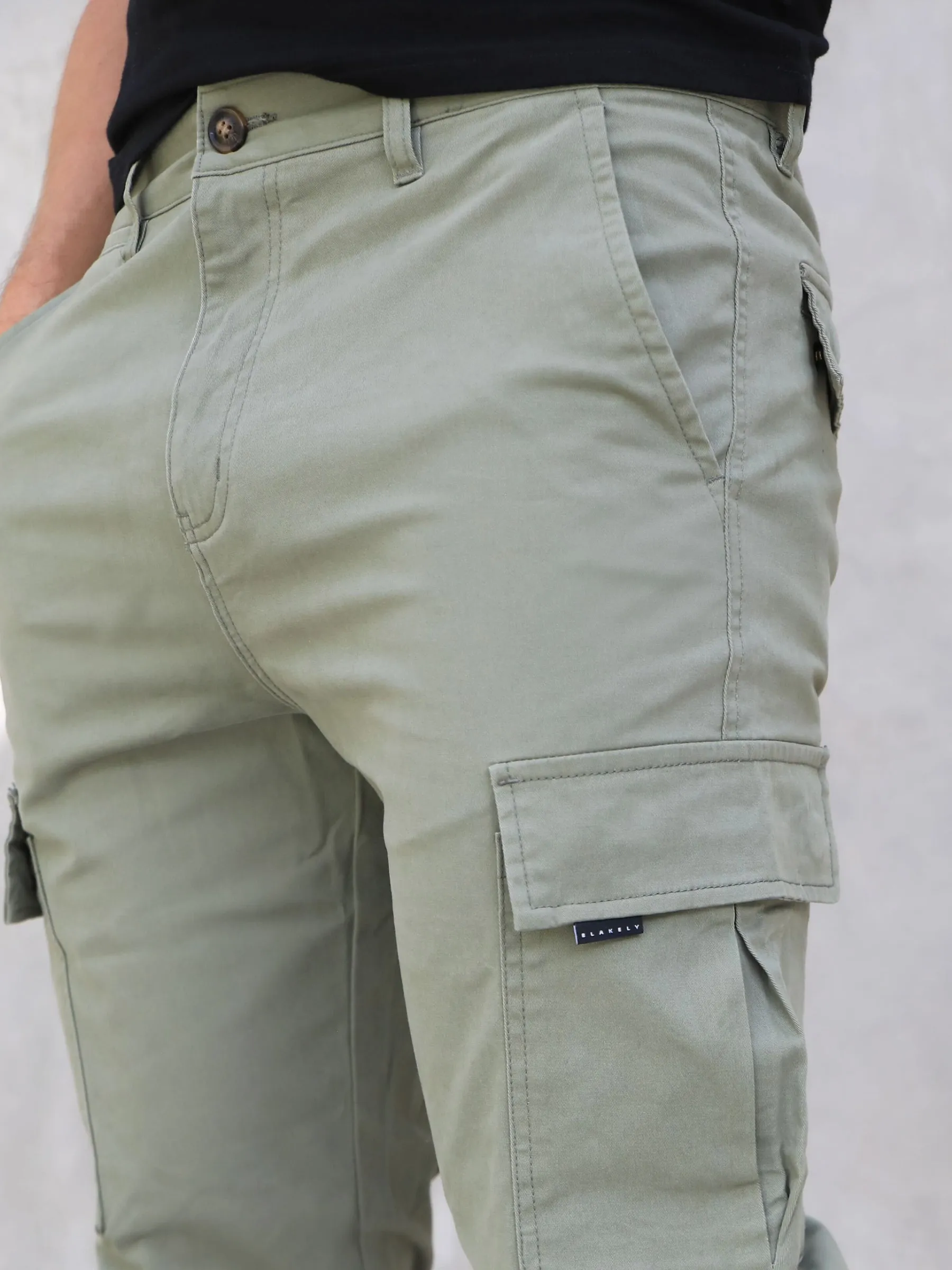 Cargo Trousers - Green sold by Blakely product image thumbnail 5