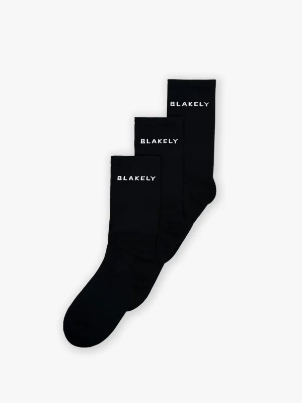 Blakely Socks 3 Pack - Black sold by Blakely