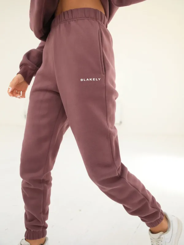 Monaco Women's Sweatpants - Burgundy sold by Blakely