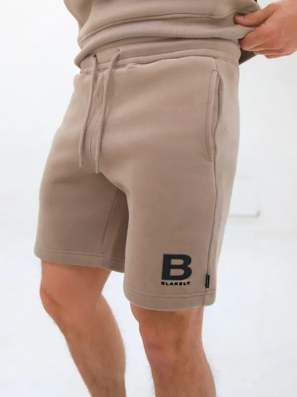 Blakely London Jogger Shorts - Brown sold by Blakely
