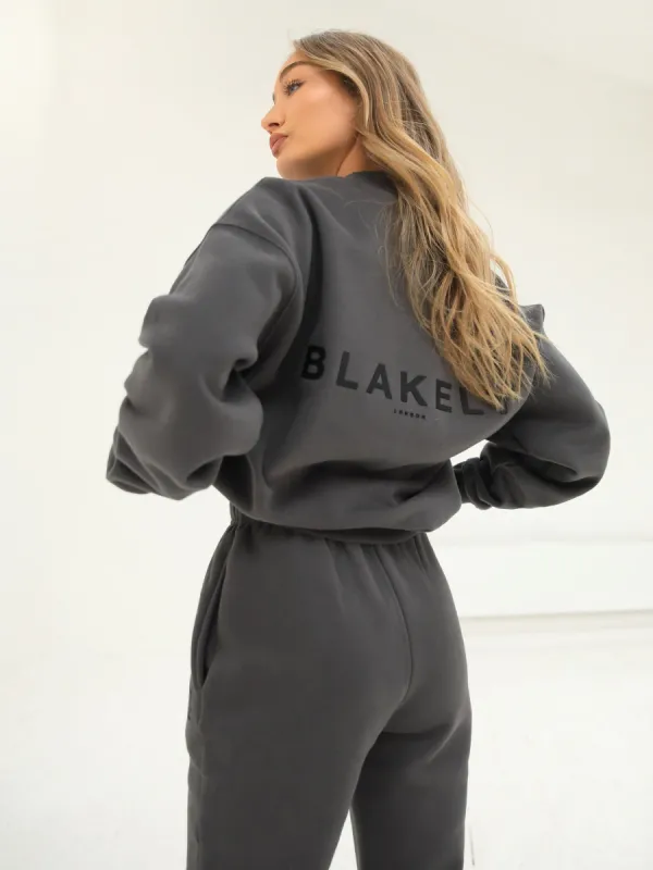 Blakely London Womens Oversized Jumper - Charcoal sold by Blakely