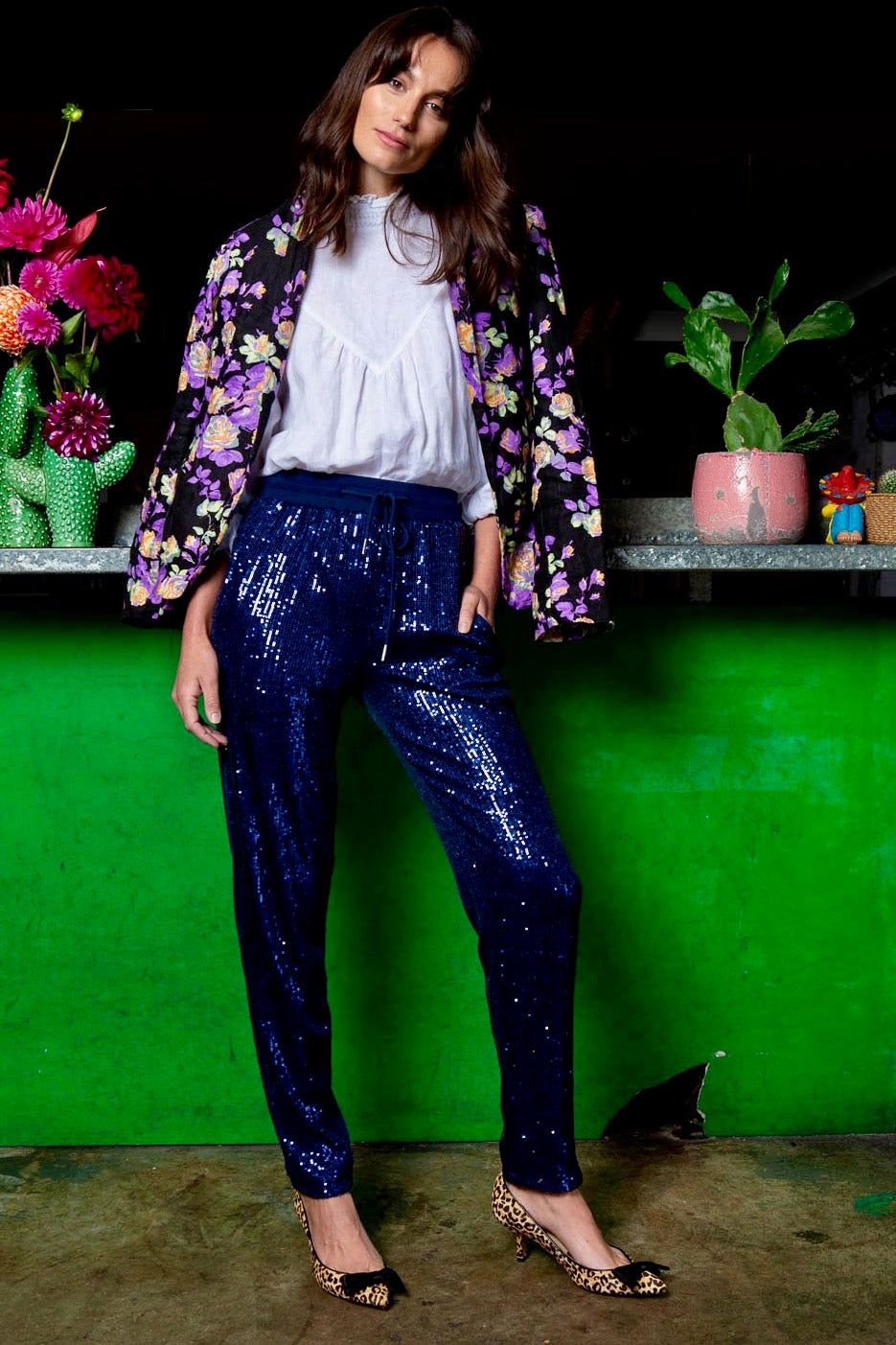 SPARKLE PANT : MIDNIGHT sold by South of the Border product image thumbnail 4