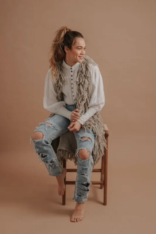 WOODSTOCK YETI VEST - MUSHROOM sold by South of the Border