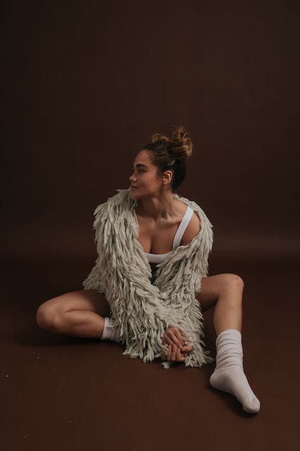 YETI SHRUG - MUSHROOM sold by South of the Border product image thumbnail 3