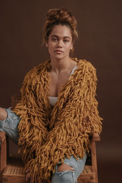 WOODSTOCK YETI SHRUG - MUSTARD sold by South of the Border product image thumbnail 5