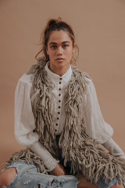 WOODSTOCK YETI VEST - MUSHROOM sold by South of the Border product image thumbnail 4