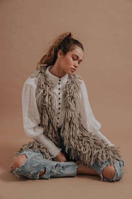 WOODSTOCK YETI VEST - MUSHROOM sold by South of the Border product image thumbnail 5