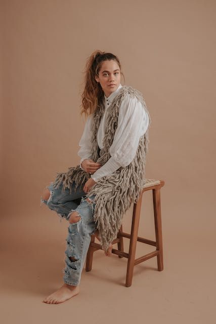 WOODSTOCK YETI VEST - MUSHROOM sold by South of the Border product image thumbnail 2