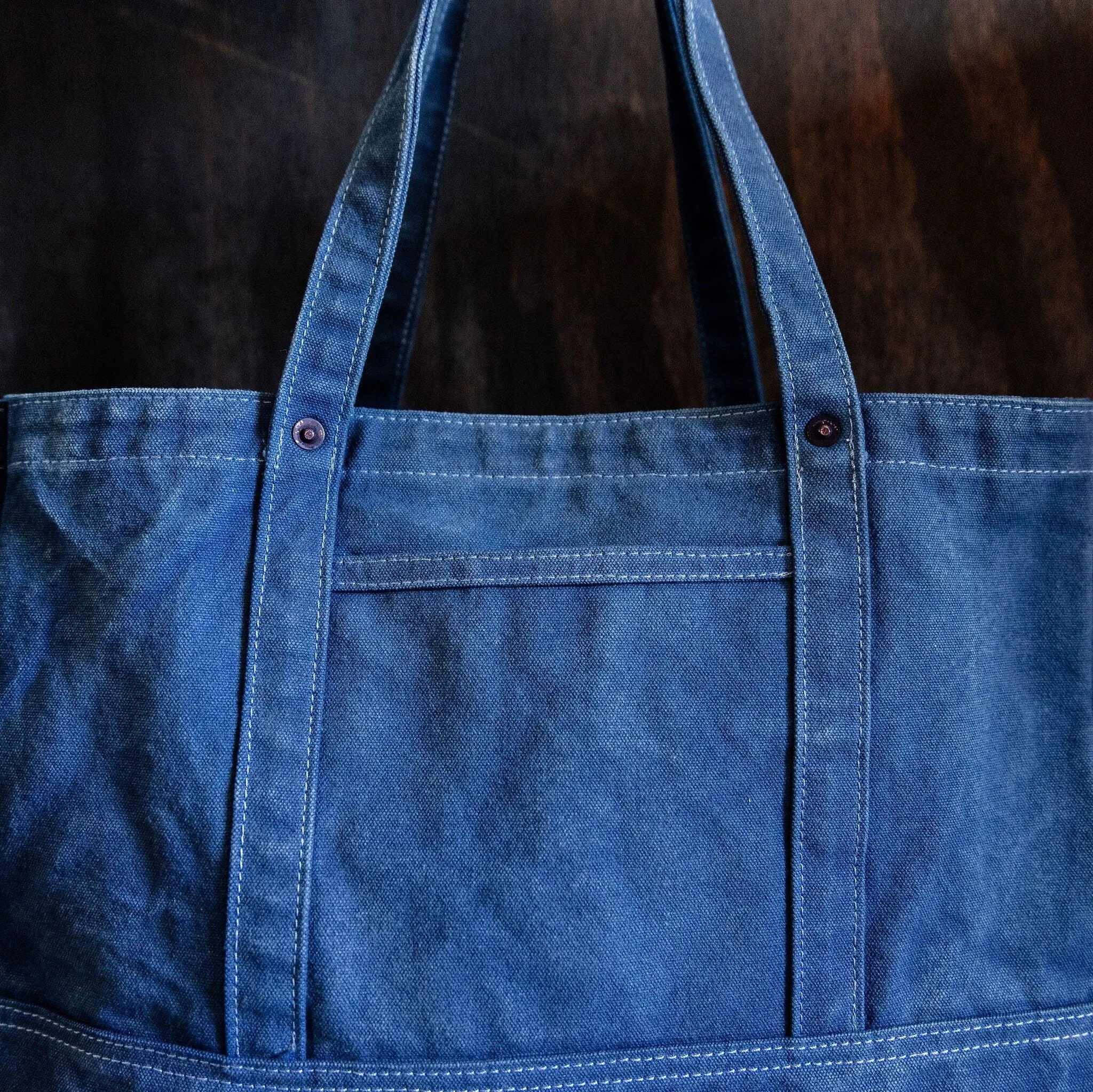 Gaviota Canvas Tote - Indigo sold by Bradley Mountain product image thumbnail 3