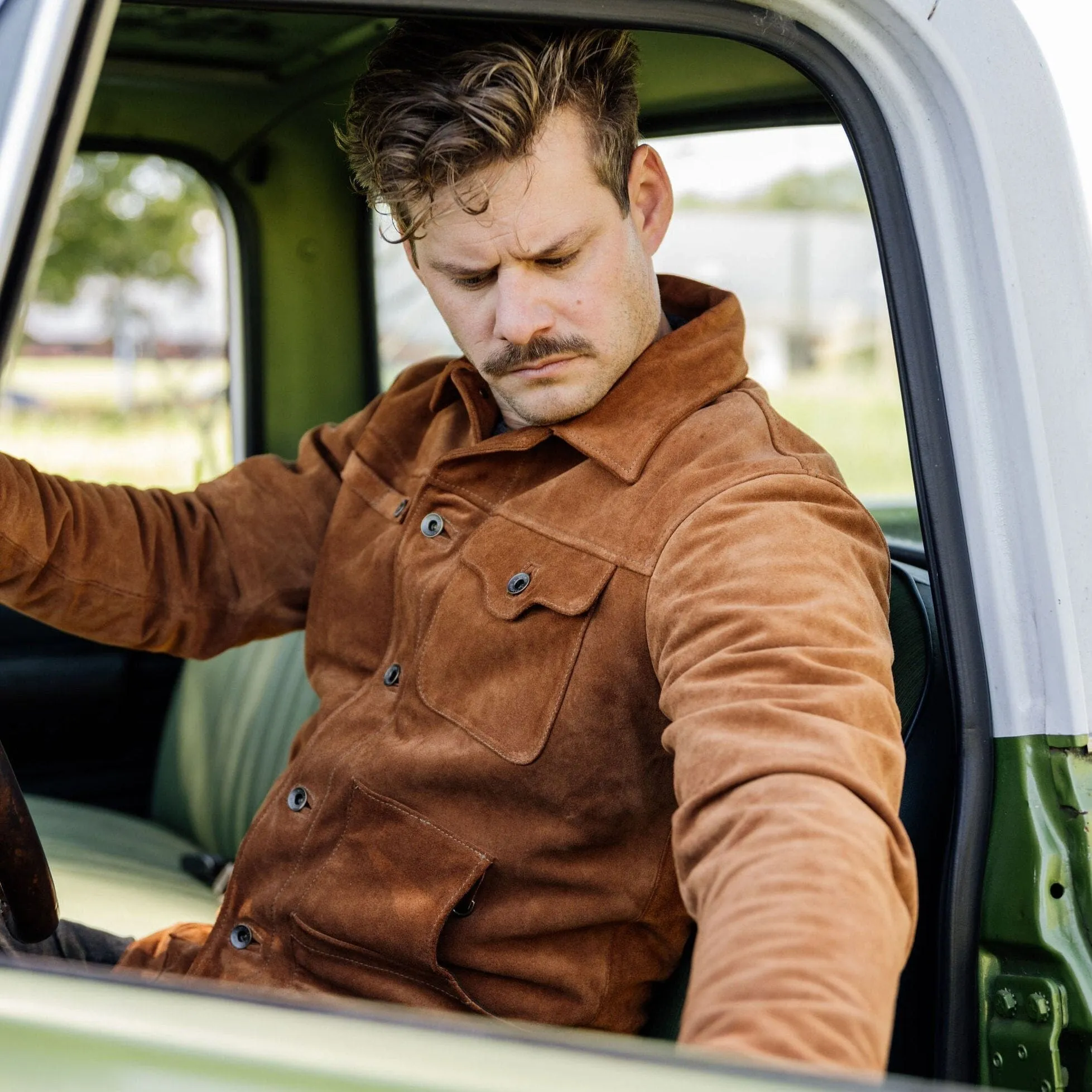 Suede Cabin Jacket sold by Bradley Mountain product image thumbnail 2