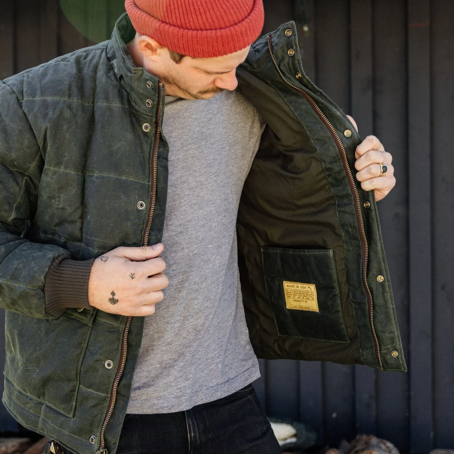 Polar Navigator Jacket - Whiskey sold by Bradley Mountain product image thumbnail 4