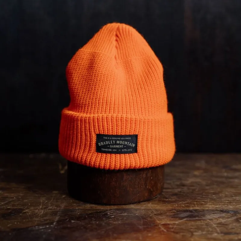 Acrylic Watch Cap - Hi-Vis Orange sold by Bradley Mountain