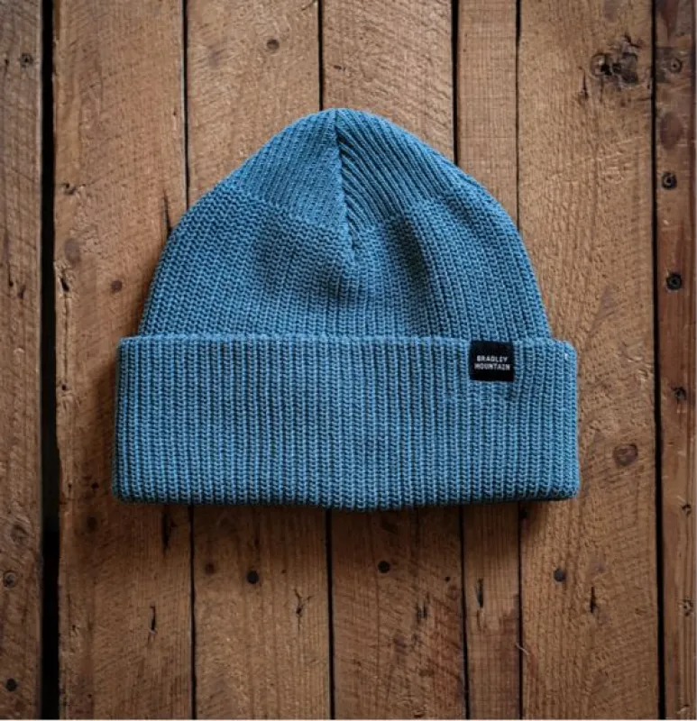 Cotton Watch Cap - Azure made by Bradley Mountain