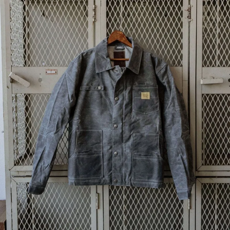 Cabin Jacket w/ Zipper - Charcoal sold by Bradley Mountain