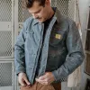 Cabin Jacket w/ Zipper - Charcoal sold by Bradley Mountain
