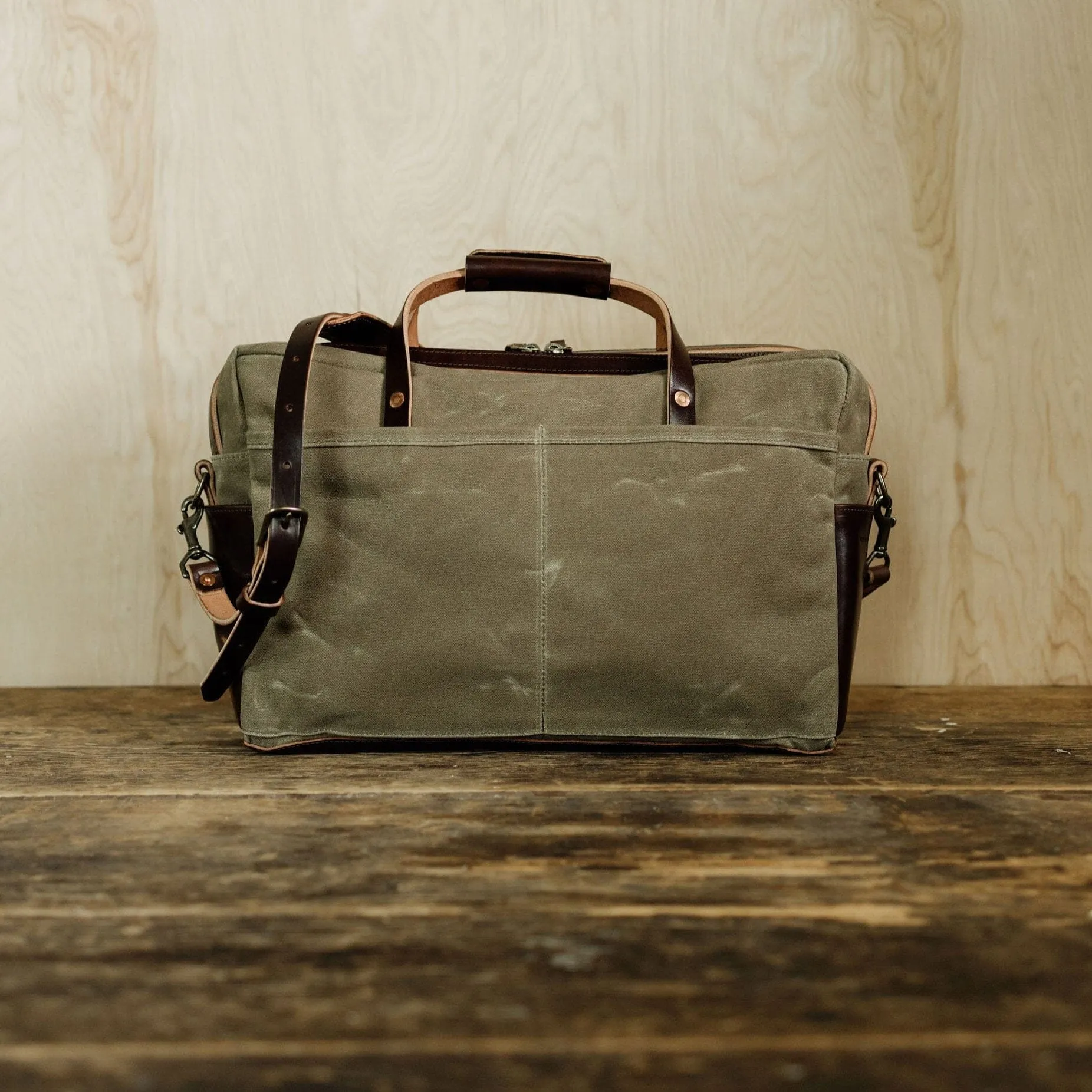 Courier Briefcase - Borrego sold by Bradley Mountain product image thumbnail 3