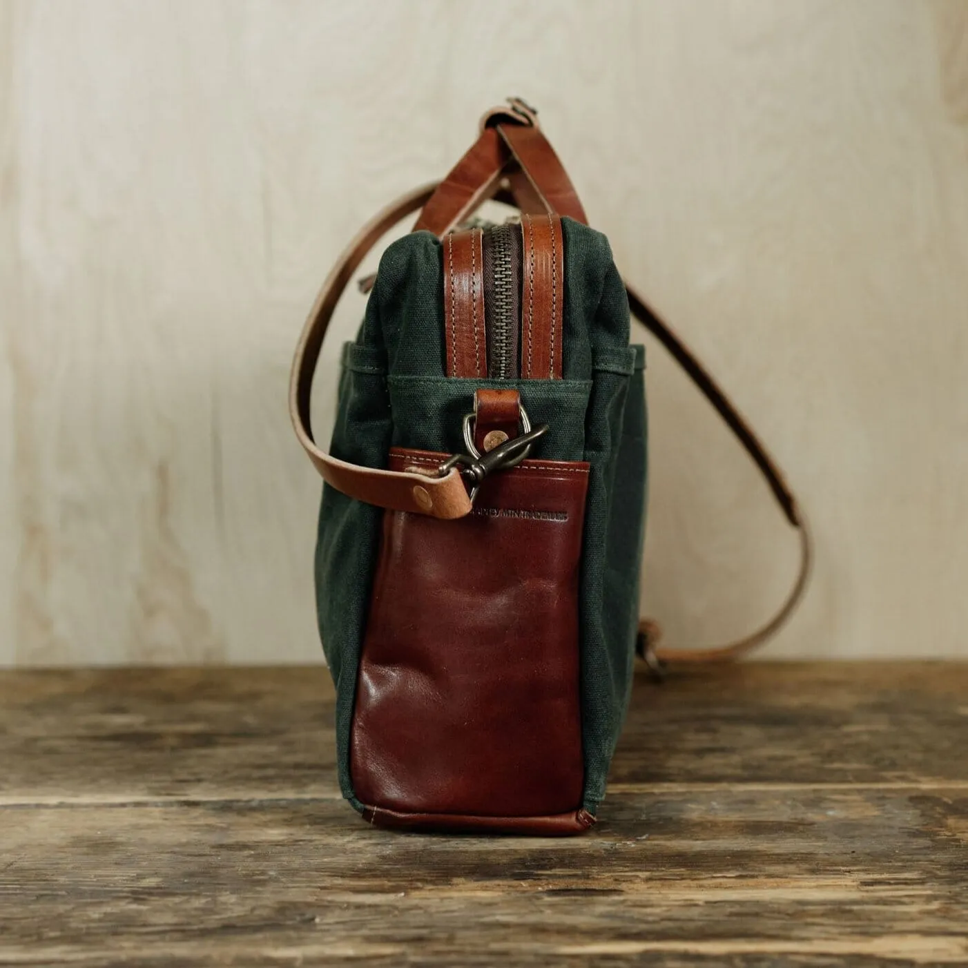 Courier Briefcase - Forest sold by Bradley Mountain product image thumbnail 3