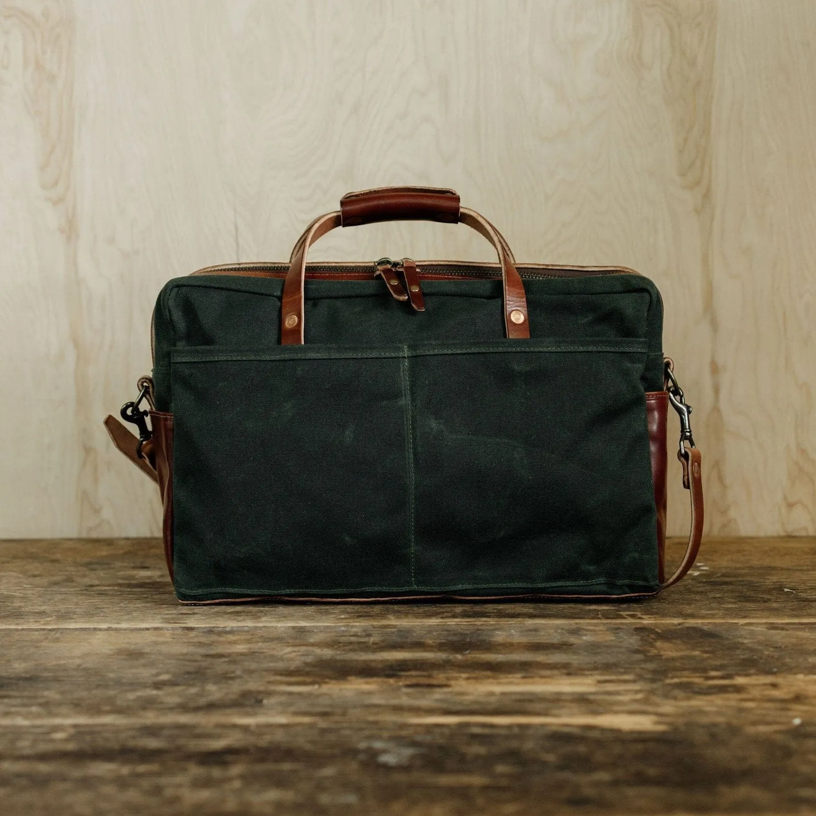 Courier Briefcase - Forest sold by Bradley Mountain product image thumbnail 2
