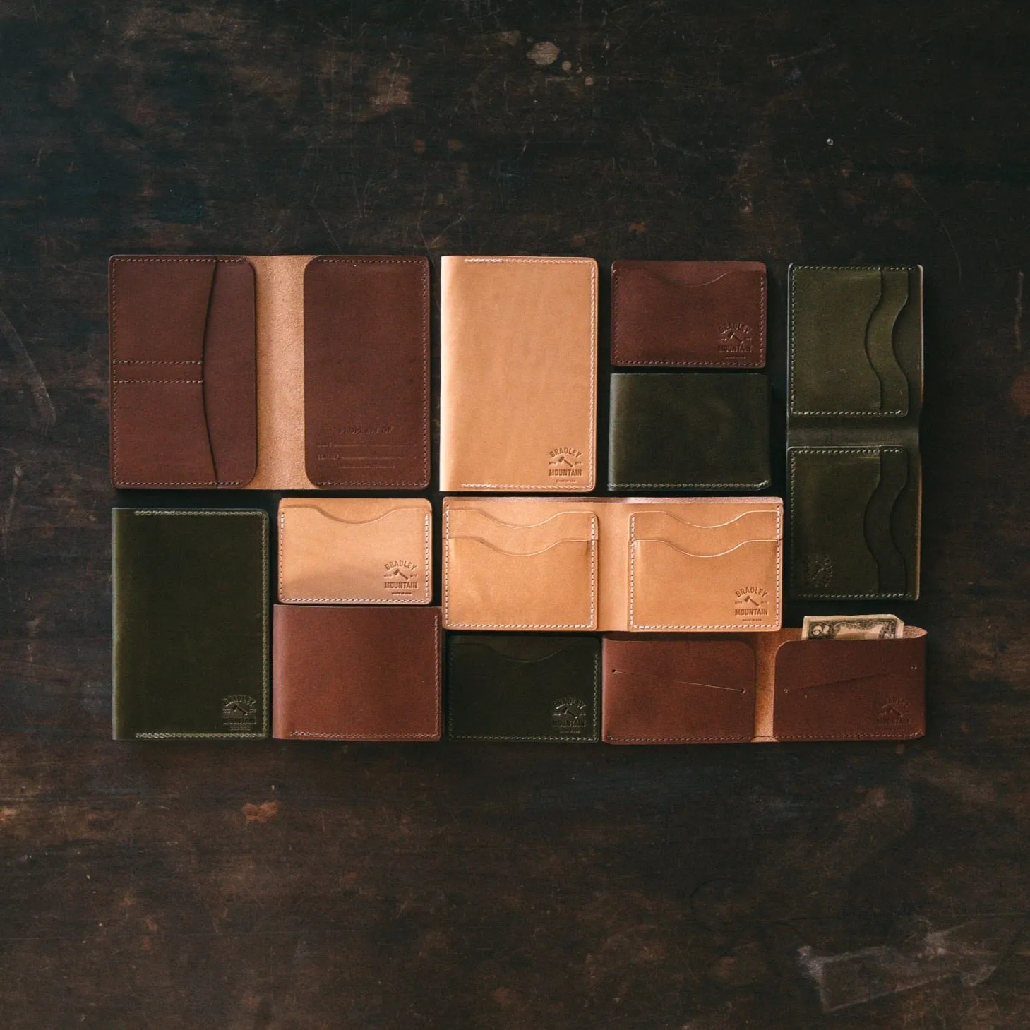 Adventure Billfold Wallet - Olive sold by Bradley Mountain product image thumbnail 4