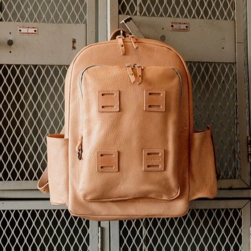 Leather Rover Backpack - Russet made by Bradley Mountain