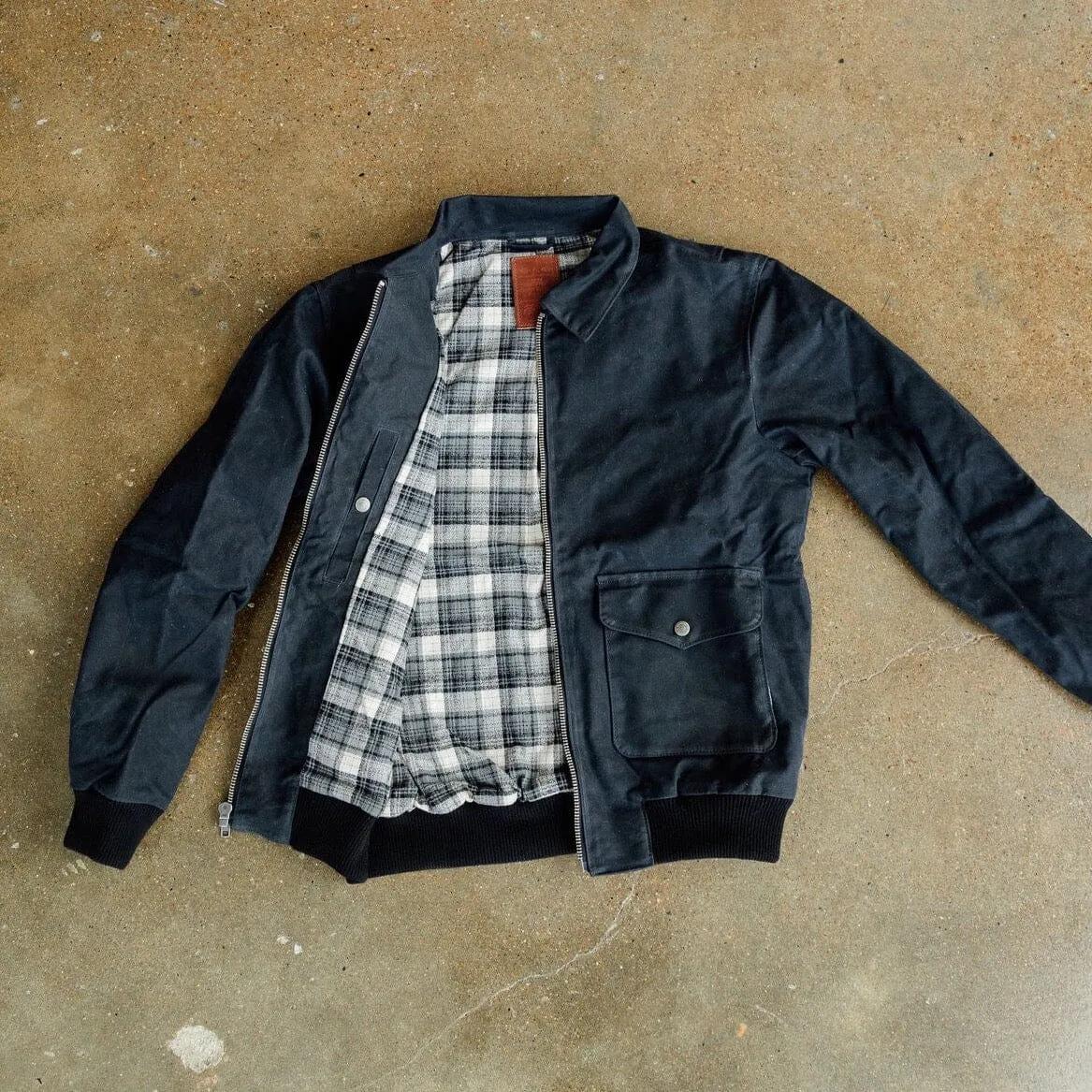 G-1 Waxed Bomber - Black sold by Bradley Mountain product image thumbnail 4