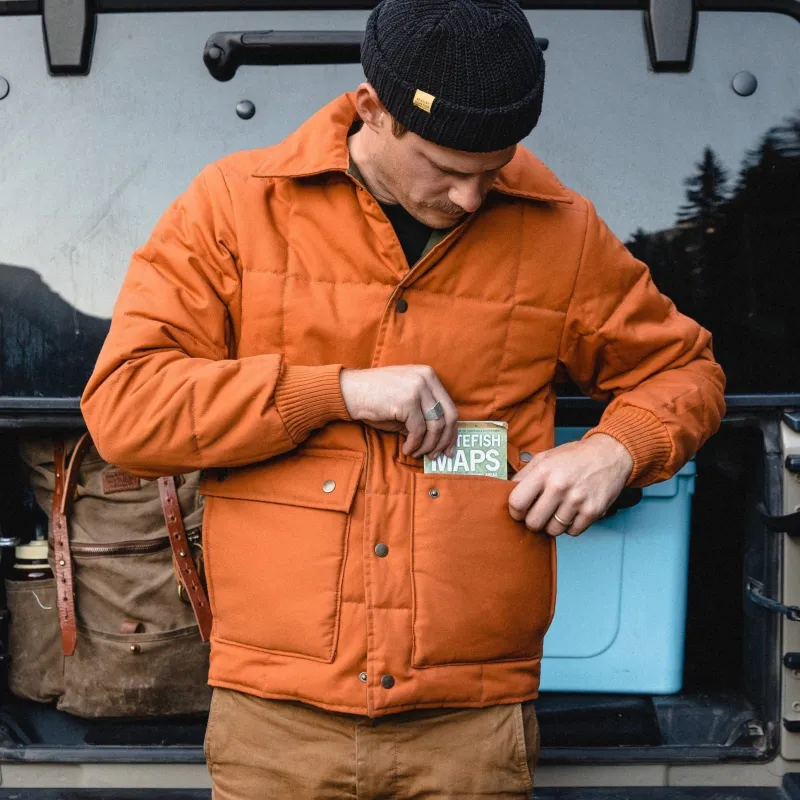 Navigator Jacket - Campfire Orange sold by Bradley Mountain