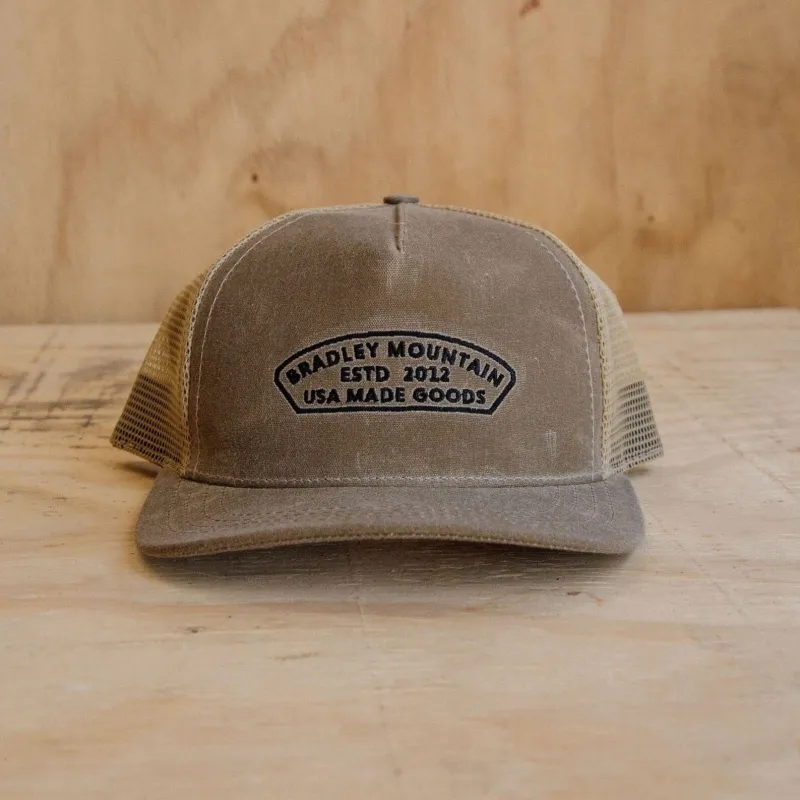 Arch Trucker Hat - Tan sold by Bradley Mountain