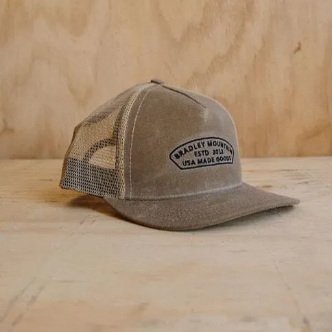 Arch Trucker Hat - Tan sold by Bradley Mountain product image thumbnail 3