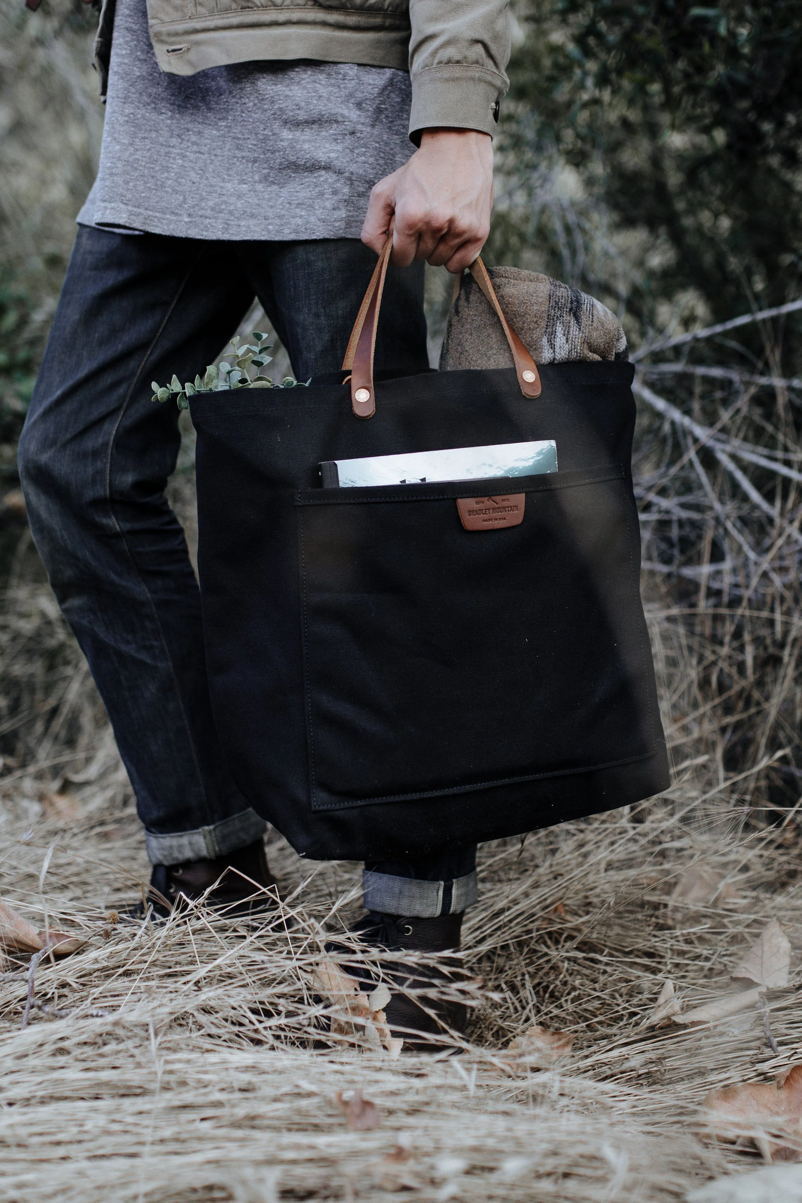Coal Tote - Black sold by Bradley Mountain product image thumbnail 2