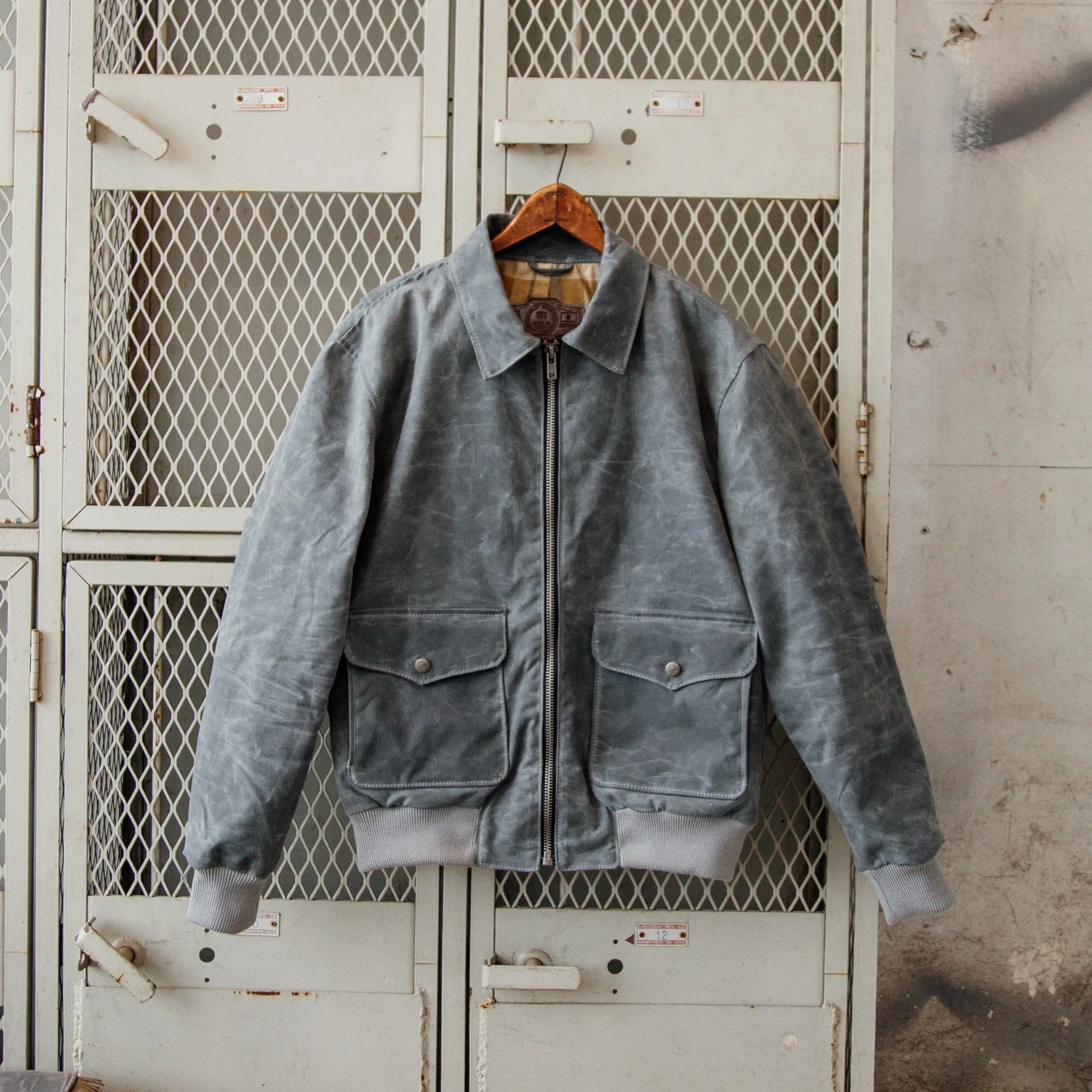 G-1 Waxed Bomber - Charcoal sold by Bradley Mountain product image thumbnail 2