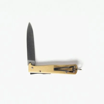 Brass Otter Clip Knife sold by Bradley Mountain