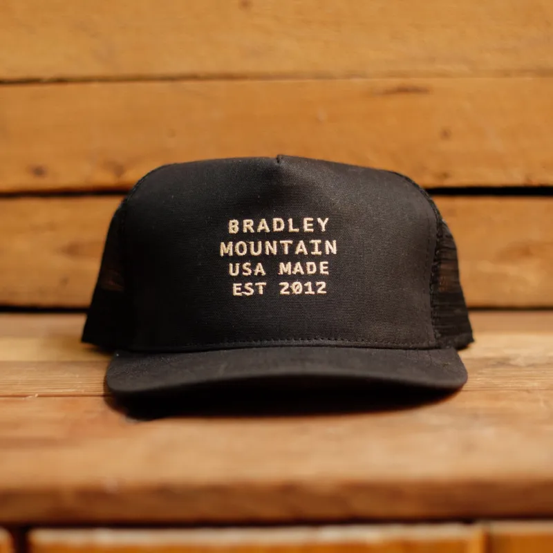 Heritage Trucker Hat - Black sold by Bradley Mountain