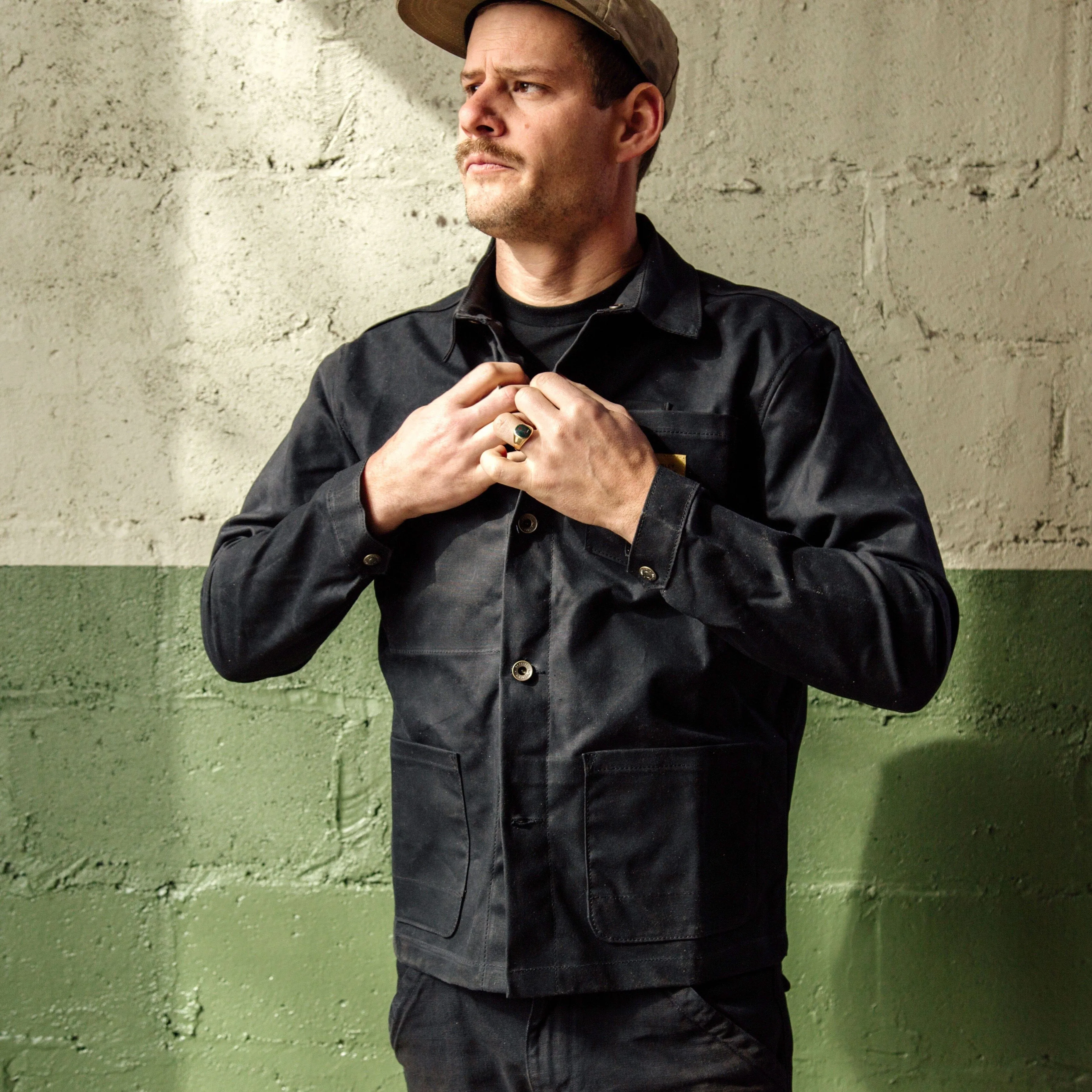 Edison Chore Coat - Black sold by Bradley Mountain product image thumbnail 2