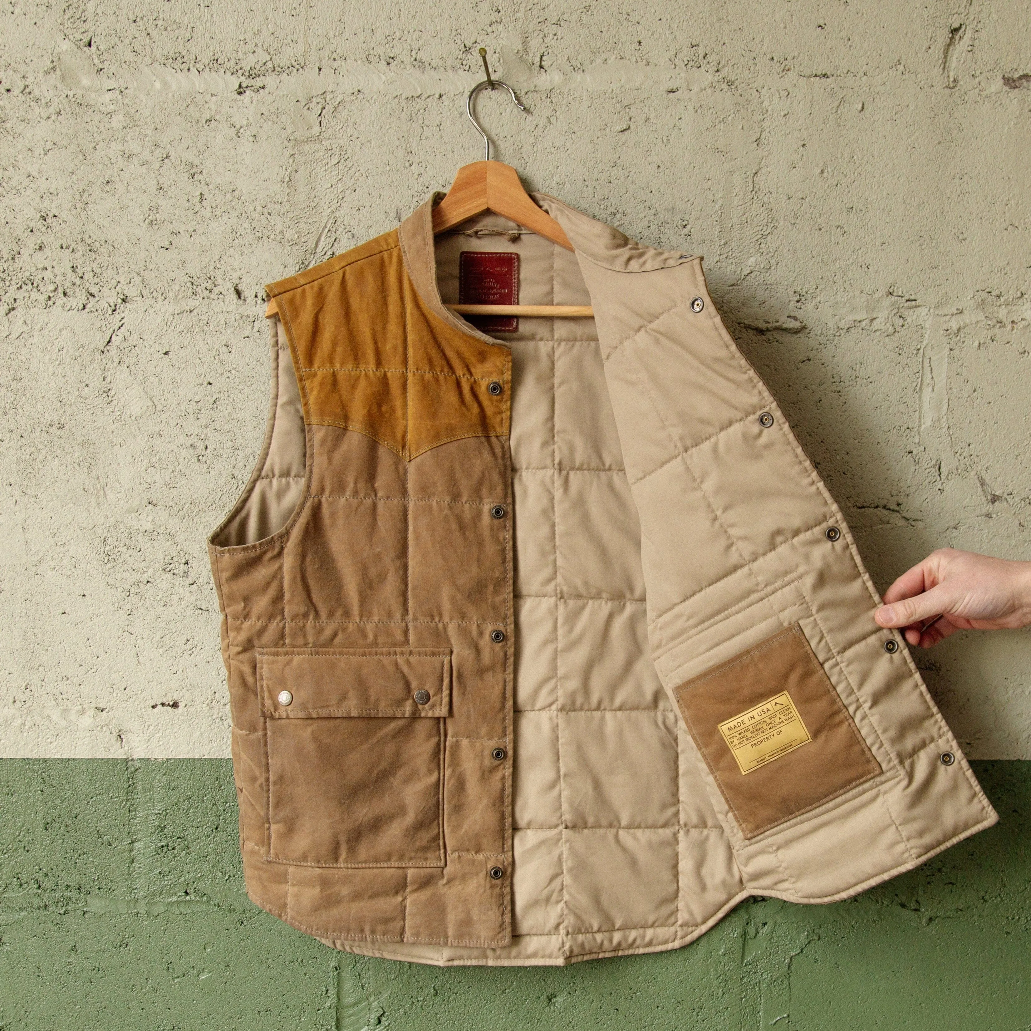 Navigator Vest - Western Tan sold by Bradley Mountain product image thumbnail 4