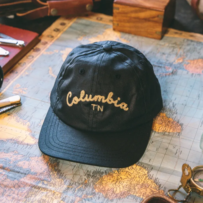 Columbia Baseball Cap - Waxed Black sold by Bradley Mountain