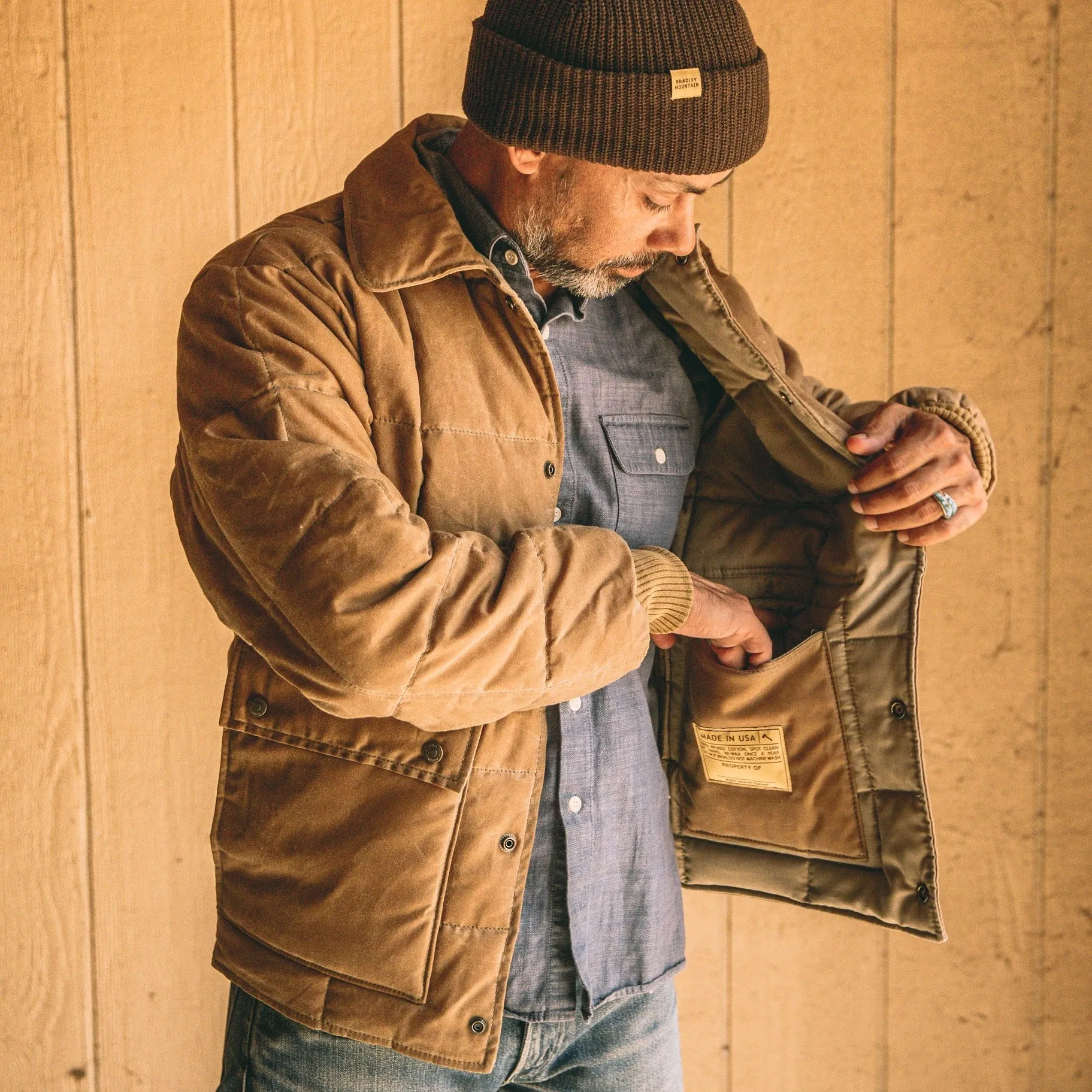 Navigator Jacket - Field Tan sold by Bradley Mountain product image thumbnail 2