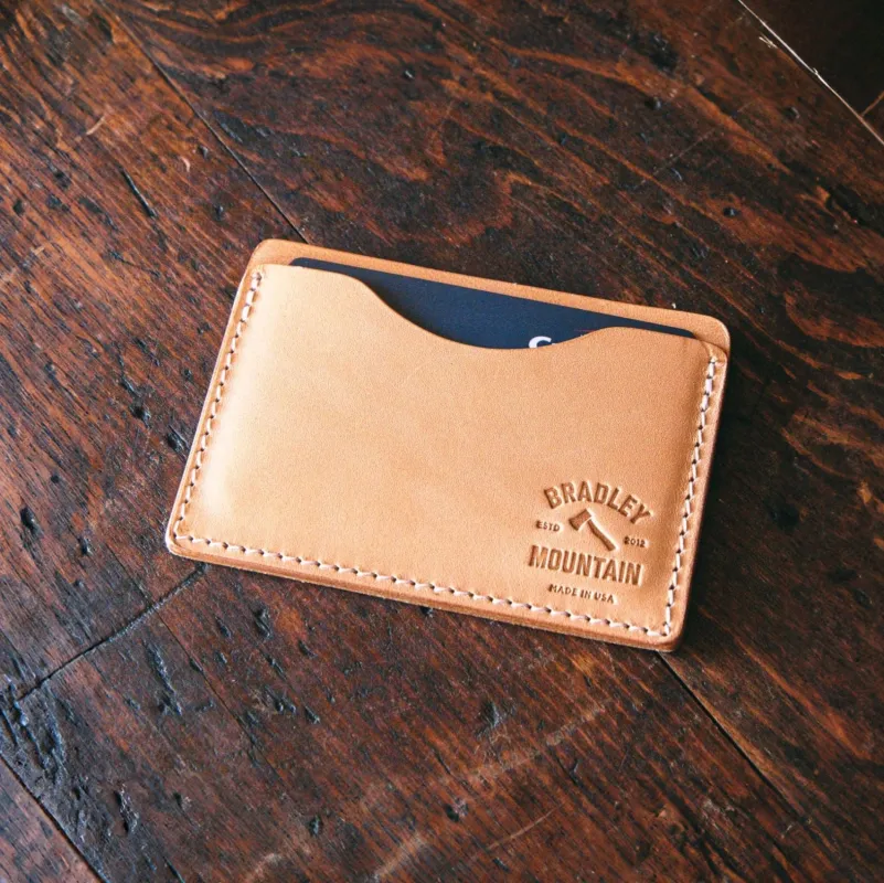 Card Wallet - Natural sold by Bradley Mountain