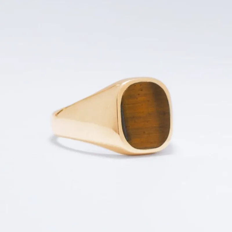 Tigers Eye Signet Ring sold by Bradley Mountain
