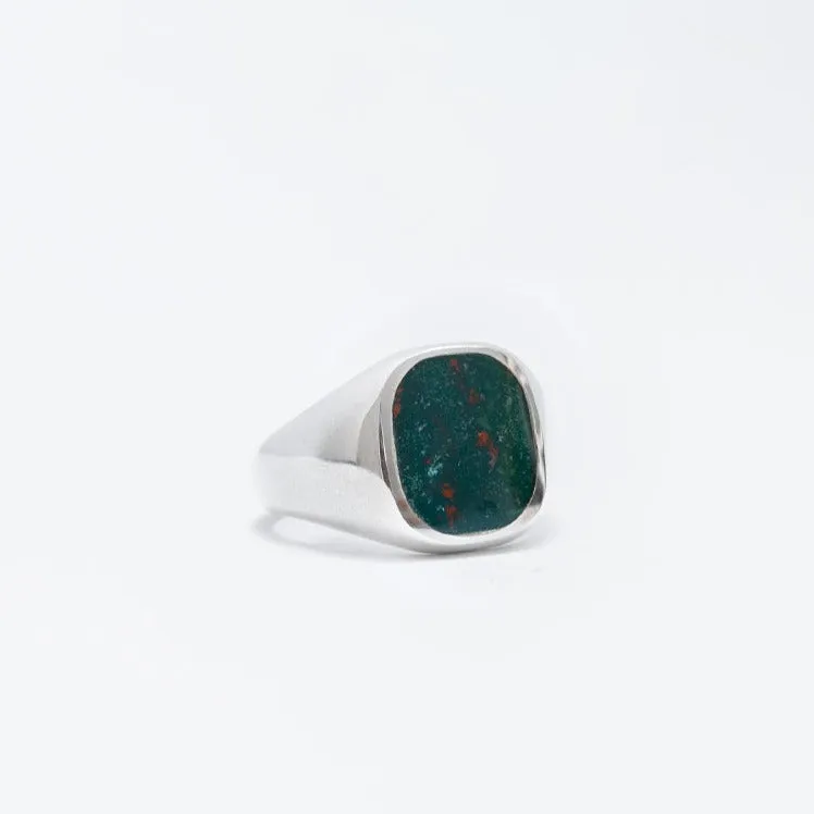 Bloodstone Signet Ring sold by Bradley Mountain product image thumbnail 3