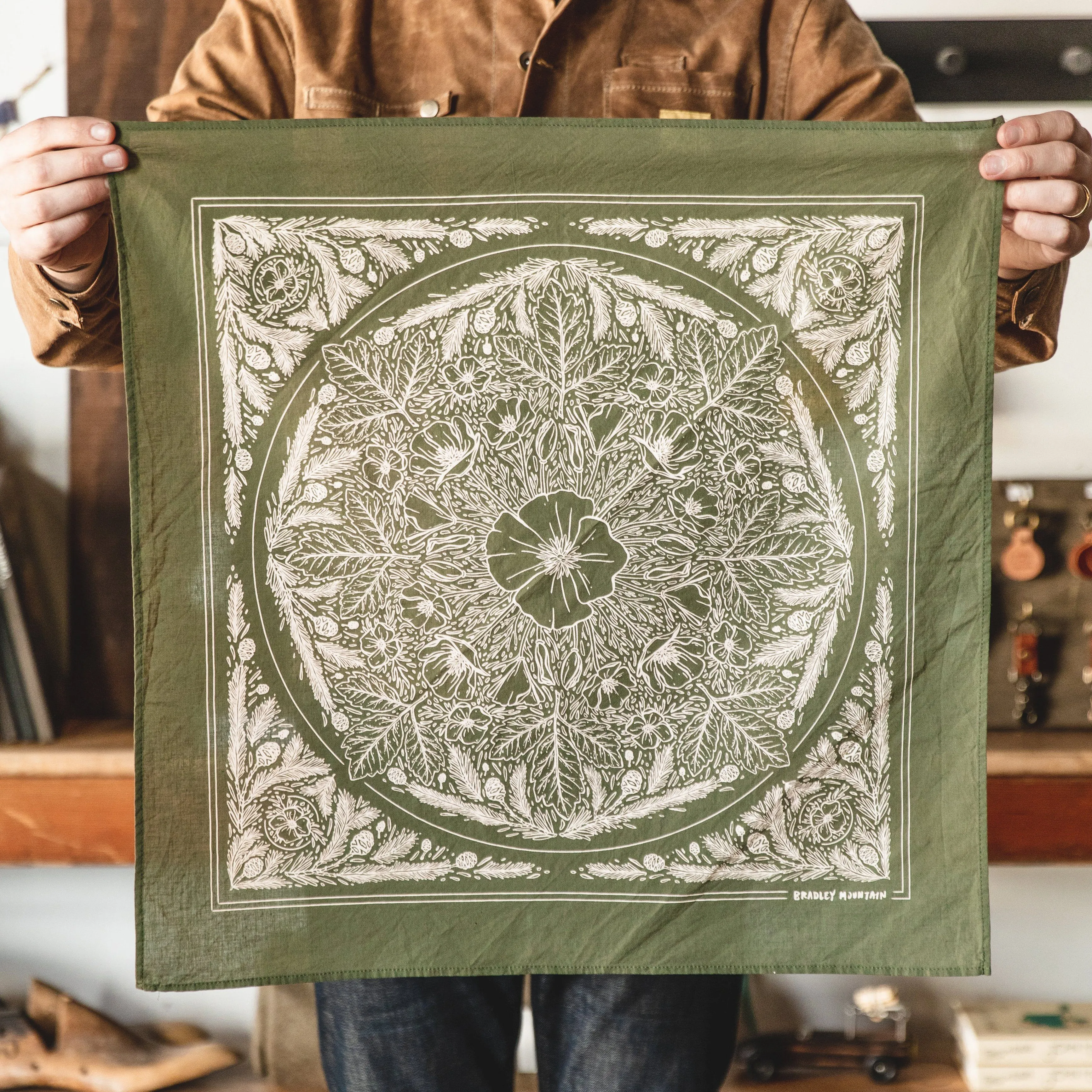 Land Bandana - Olive sold by Bradley Mountain