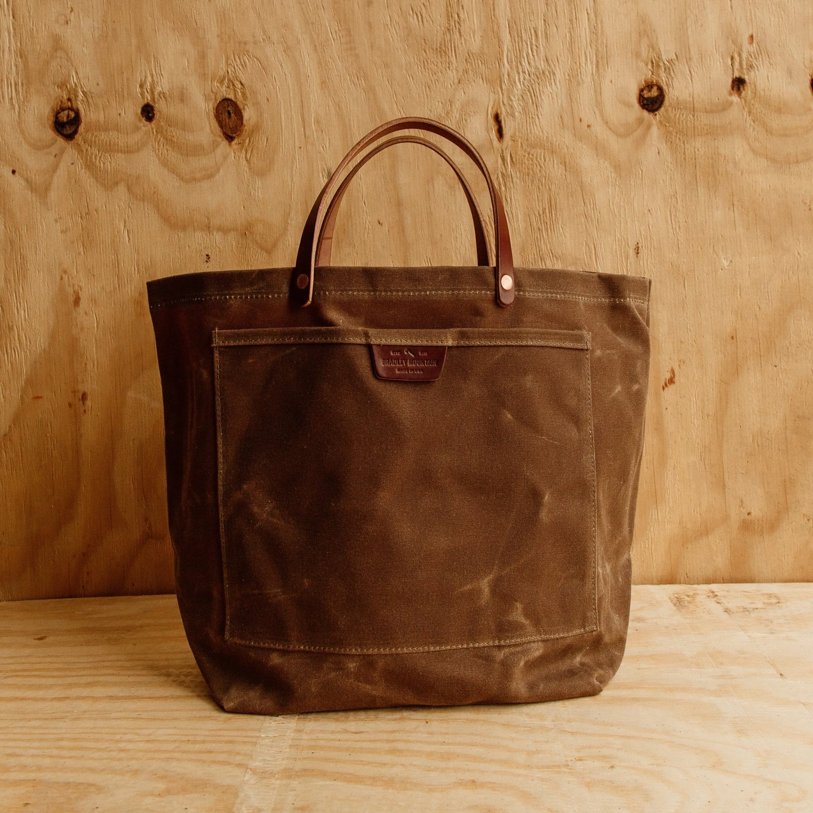 Coal Tote - Brush Brown sold by Bradley Mountain