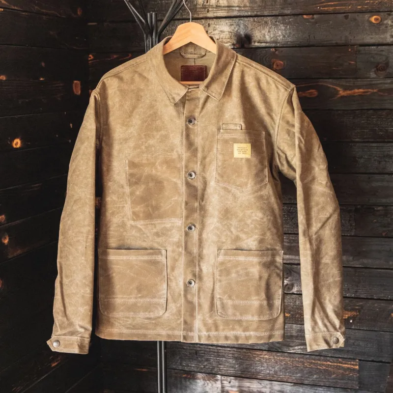 Edison Chore Coat - Field Tan sold by Bradley Mountain