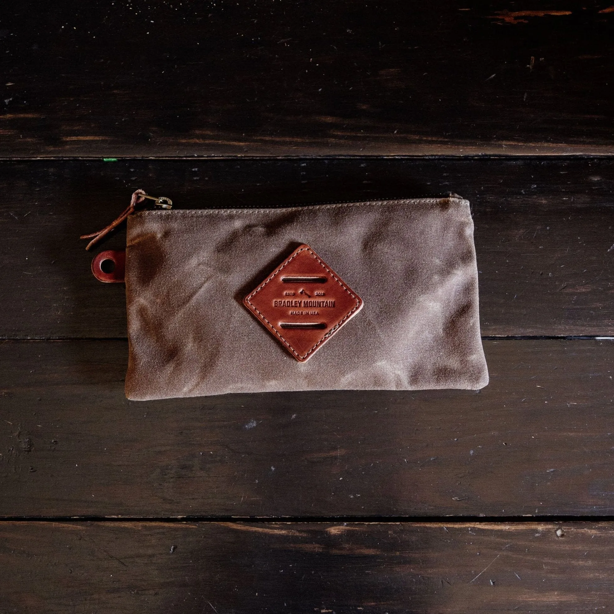 Zip Pouch - Brush Brown sold by Bradley Mountain