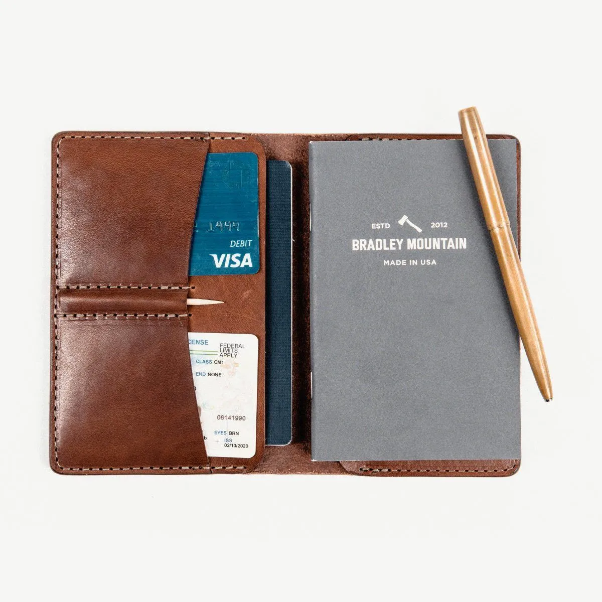 Charter Wallet - Brown sold by Bradley Mountain product image thumbnail 3