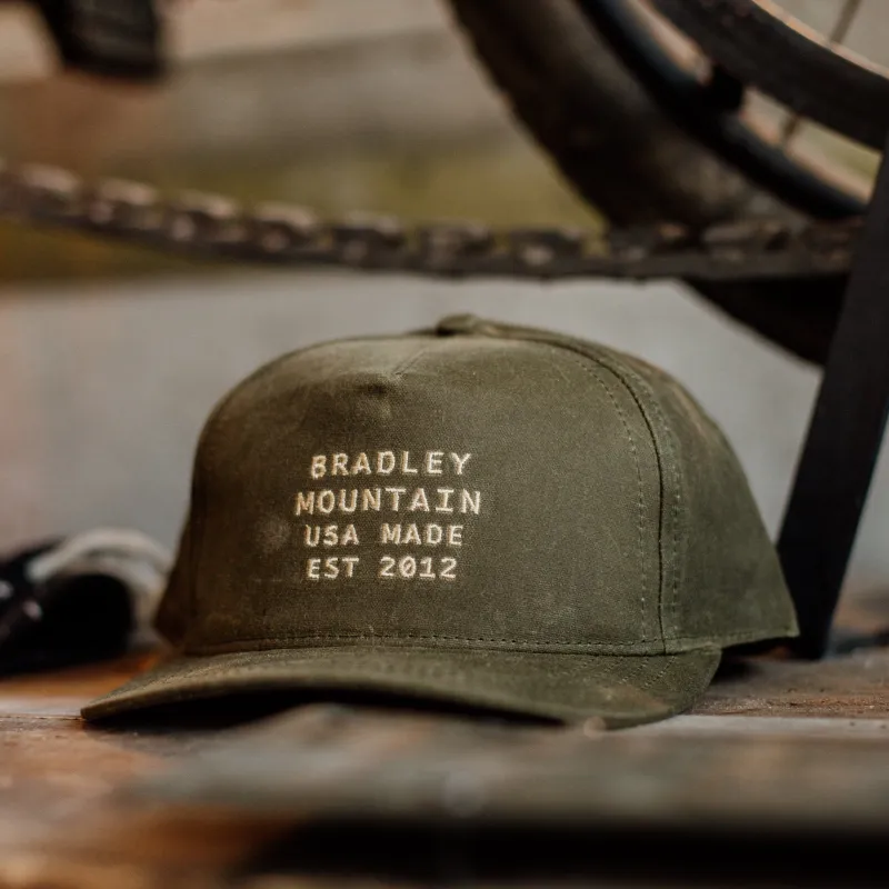 Heritage Trucker Hat - Olive sold by Bradley Mountain