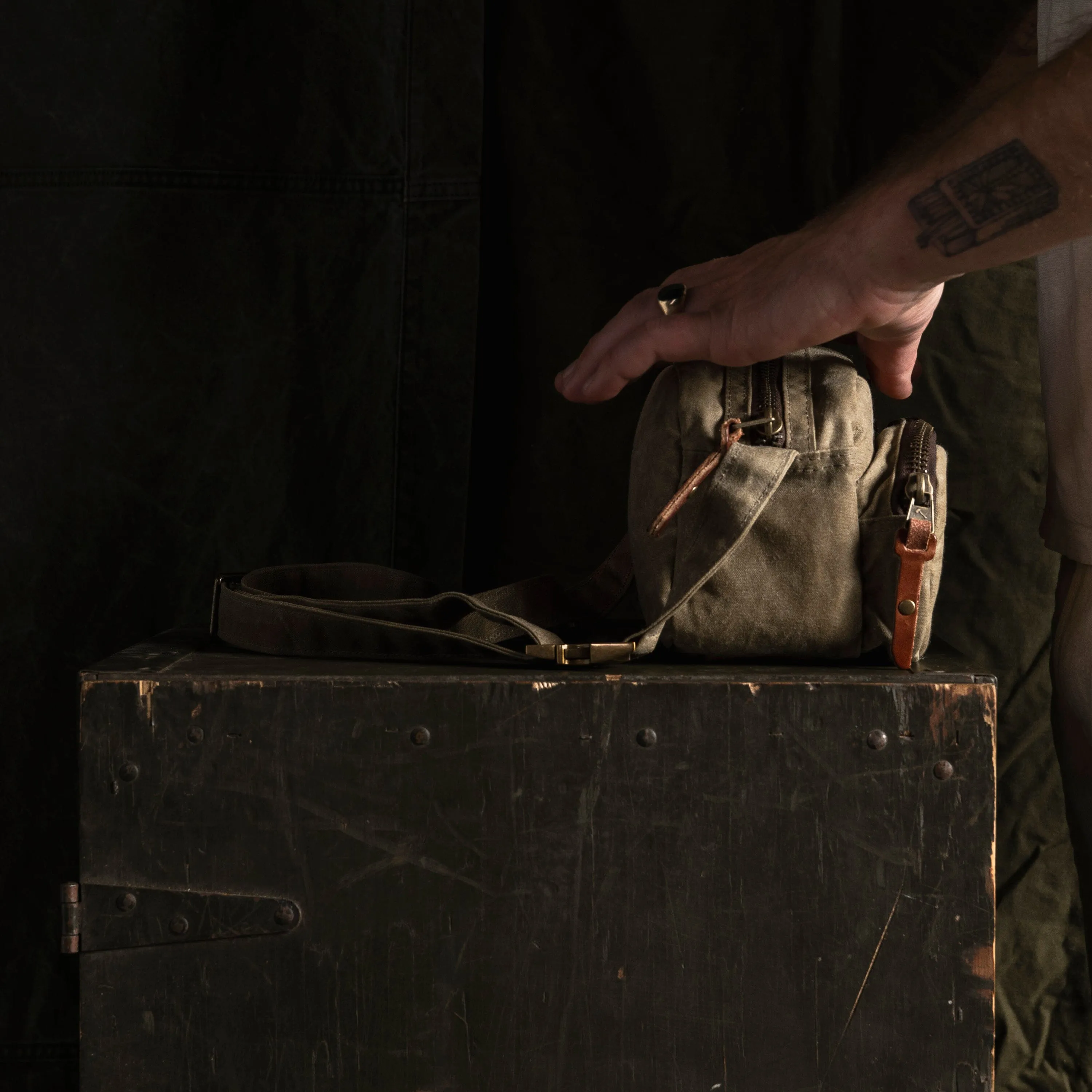 Rangefinder Bag - Field Tan sold by Bradley Mountain product image thumbnail 5